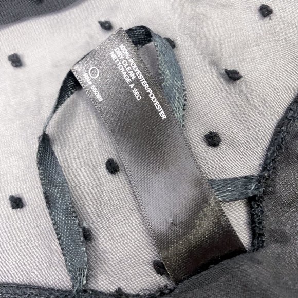 Women's Kimono Cover Up Express Brand Sexy Sheer Swiss Dot Style Beach Wear - Picture 10 of 10